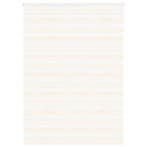 vidaXL Zebra rolgordijn 155x200 cm stofbreedte 150,9 cm, Verzenden, Nieuw, Beige