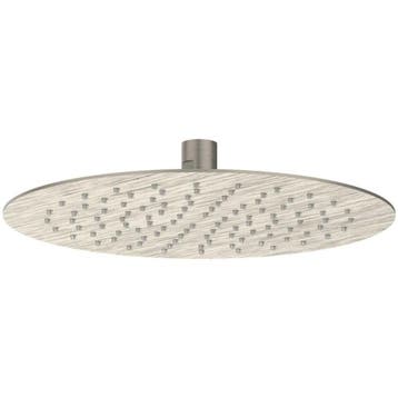 IVY Hoofddouche Slim 25 cm - Eco-air - Geborsteld Nickel, Ophalen of Verzenden, Nieuw