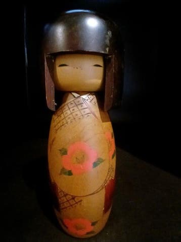 Beeldje - Vintage Creatieve Ssaku Kokeshi Pop -