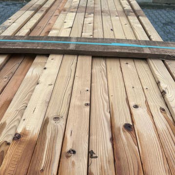 Thermo Vuren Geschaafde Plank 3000x66x18mm, Ophalen of Verzenden, Nieuw