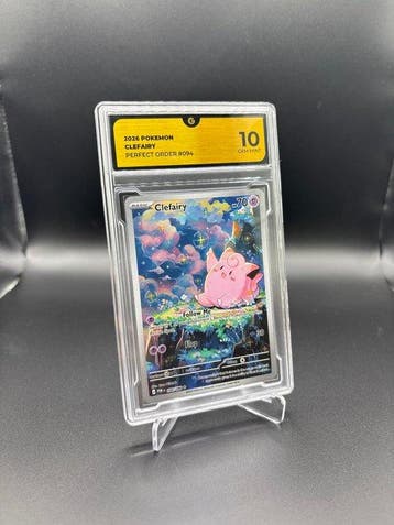 Pokémon - 1 Graded card - Clefairy 094 Perfect Order Full, Nieuw