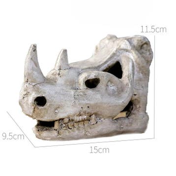 Prehistorische schedel / Aquarium decoratie 15cm As-219, Verzenden, Nieuw, Gevuld zeewateraquarium