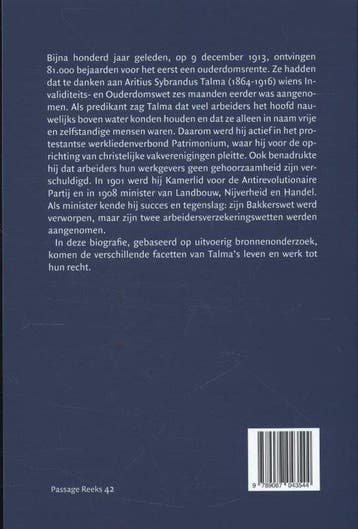 Syb Talma (1864-1916) / Passage-reeks / 42 9789087043544, Verzenden, Gelezen, Gerard van Krieken