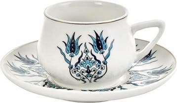 Karaca koffieservies voor 6 personen, Verzenden, Nieuw
