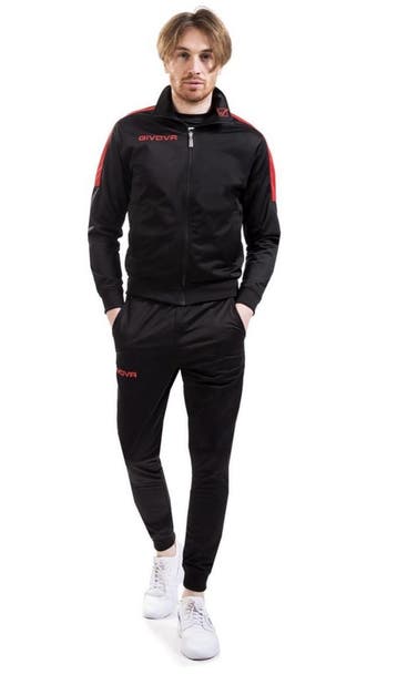 Givova sport training pak met vest en rits - broek met, Nieuw