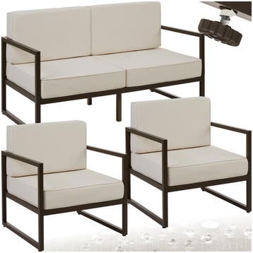 Tuin-loungeset Comosa voor 4 personen, XXL kussens, Verzenden, Nieuw