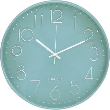 Tyme Wandklok 40cm Klok Modern - Muurklok - Analoog - Stil, Ophalen of Verzenden, Zo goed als nieuw