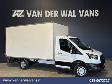 Ford Transit | 2.0 TDCI 131pk Bakwagen Laadklep Euro6 Airco, Auto's, Bestelauto's, Gebruikt, Euro 6, Wit, Dealer onderhouden