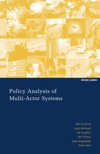 Policy Analysis of Multi-Actor Systems 9789059315389, Verzenden, Gelezen, Leon Hermans