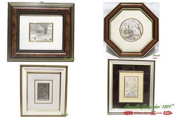 Wanddecoratie (4) - Quadri a bassorilievo su lastra