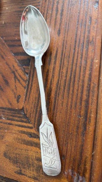 Lepel - .875 (84 Zolotniki) zilver, Antiek en Kunst