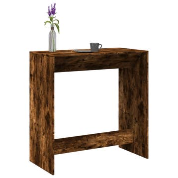 vidaXL Bartafel 102x50x103,5 cm bewerkt hout gerookt, Huis en Inrichting, Tafels | Eettafels, Verzenden, Nieuw