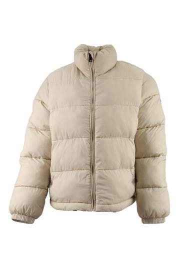 Napapijri Jas in maat S Beige, Kleding | Dames, Jassen | Winter, Napapijri, Verzenden, Zo goed als nieuw, Beige