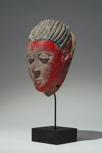 Een houten masker - Agni - Ivoorkust (Zonder minimumprijs)