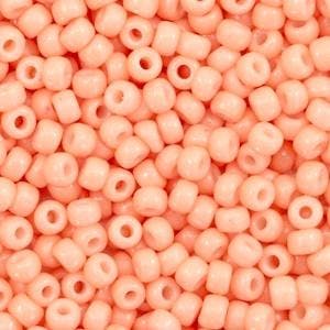 c.a. 5 gram Miyuki rocailles 8/0 - Duracoat opaque tea rose, Ophalen of Verzenden, Nieuw, Kraal
