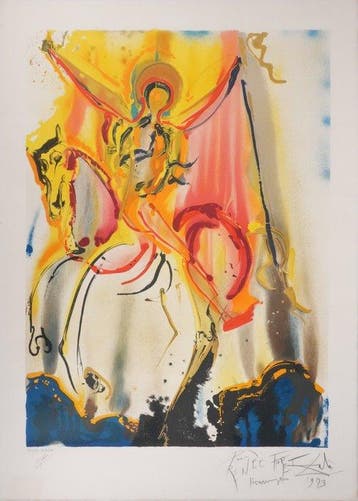 Salvador Dali (1904-1989) - Le Cavalier Triomphant