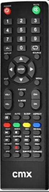 Afstandsbediening Cmx led8326f, Audio, Tv en Foto, Afstandsbedieningen, Origineel, Nieuw, Ophalen of Verzenden