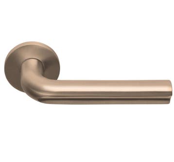Deurklink David Rockwell ECLIPSE DR101-G op rozet PVD licht, Verzenden, Nieuw