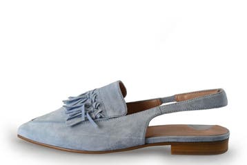 Stefano Lauran Slingbacks in maat 39 Blauw, Zo goed als nieuw, Stefano Lauran, Verzenden, Blauw