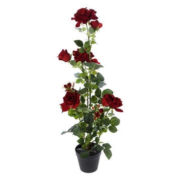 Kunstplant Rozen | Gardalux | 95 cm (In pot), Verzenden, Nieuw