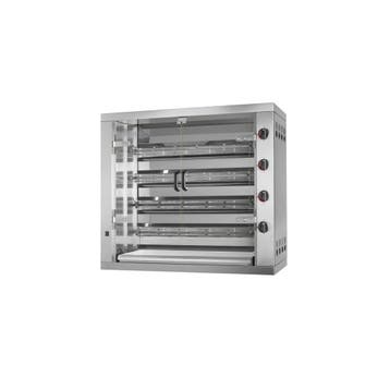 GGM Gastro | Gas kippengrill - 23,6kW - 4 spitten voor 24 |, Verzenden