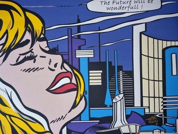 Tushikuni - The future will be wonderfull - Roy Lichtenstein