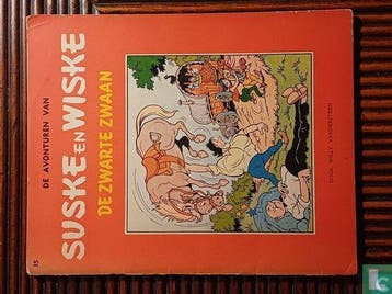 Suske en Wiske - De zwarte zwaan - 1959, Eén stripboek, Verzenden, Gelezen, Vandersteen, Willy.