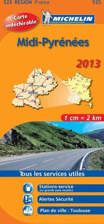 Midi - pyrenees 17525 carte michelin kaart 2013 - Midi, Boeken, Ophalen of Verzenden, Nieuw