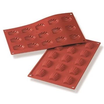 Siliconen Bakvorm Madeleine Mini 44x34x10mm (15), Verzenden, Nieuw