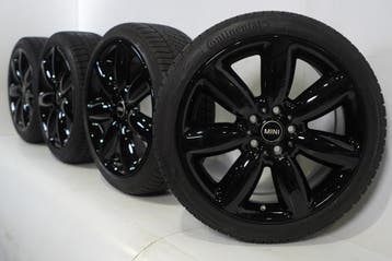 Mini Clubman F54 521 18 inch velgen Continental Runflat Wint, 18 inch, Gebruikt, Velg(en), Winterbanden