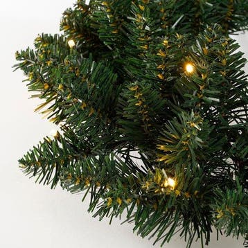2dekans | Black Box Trees Kerstkrans Hart met LED, Diversen, Kerst, Ophalen of Verzenden, Zo goed als nieuw