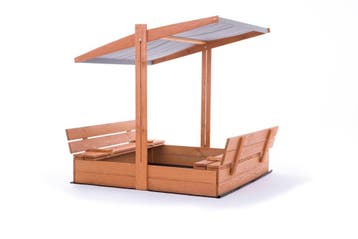 Houten Zandbak 140x140 | Premium | OP=OP, 100 tot 200 cm, Nieuw, Ophalen of Verzenden, 50 cm of meer