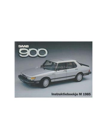 1985 SAAB 900 INSTRUCTIEBOEKJE NEDERLANDS, Auto diversen, Handleidingen en Instructieboekjes