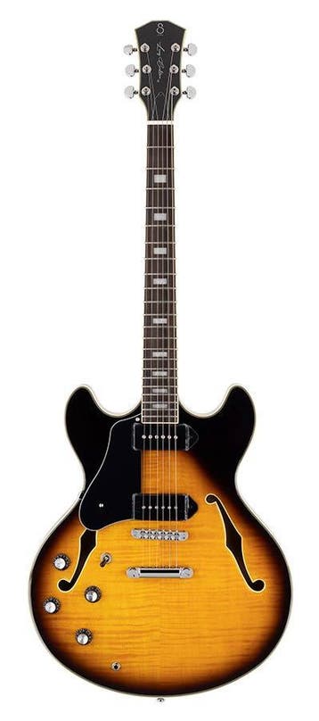 Sire H7VL/VS linkshandige elektrische gitaar archtop met p90, Verzenden, Nieuw