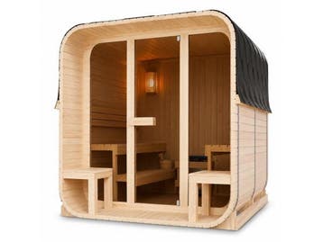 Veiling - Cube buitensauna Fjora XL voor 6 personen - 9 kW, Nieuw