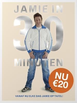 Jamie in 30 minuten - Jamie Oliver 9789021565293, Boeken, Verzenden, Zo goed als nieuw, Jamie Oliver