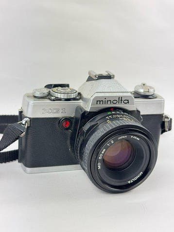 Minolta XG 1 + MD 2/50mm | Analoge camera, Nieuw