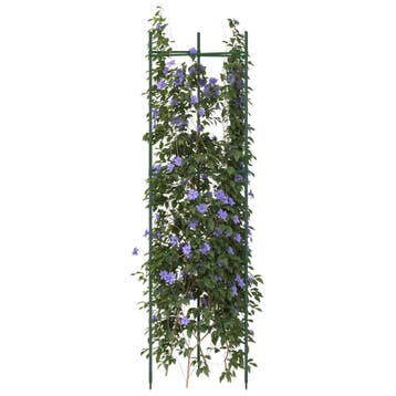 vidaXL Tomatenkooi 2 st 116 cm staal en polypropeen, Verzenden, Nieuw