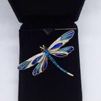 Argento 925. - Broche - Libellula., Antiek en Kunst