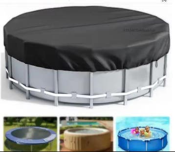 Ronde Zwembadafdekking – 420D Oxford UV- & Waterdicht, Tuin en Terras, Zwembad-toebehoren, Verzenden, Nieuw