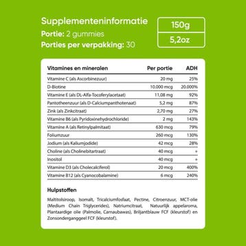 Veganboost Hair Vitamins Apple - 60pcs, Ophalen of Verzenden, Nieuw, Overige typen