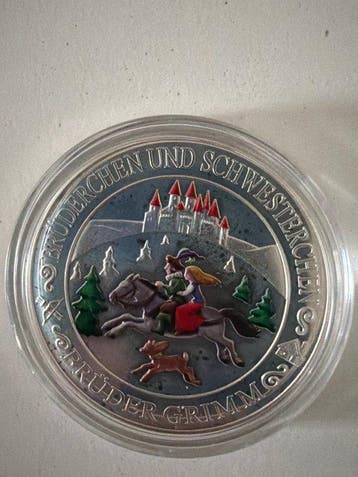 Duitsland. Silver medal Grimm Märchen - Brüderchen und