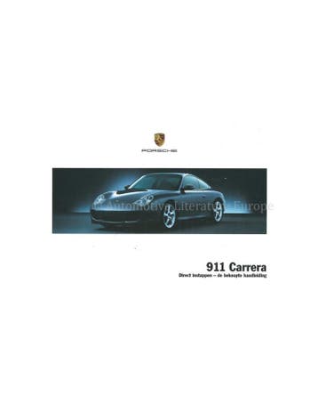 2005 PORSCHE 911 CARRERA BEKNOPT INSTRUCTIEBOEKJE