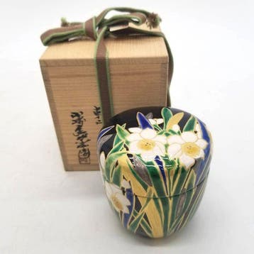 Natsume  - Shisen Asano   - Theekistje / doosje - Hout