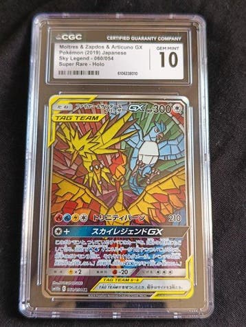 Pokémon - 1 Graded card - Moltres, Zapdos, Articuno 060/054, Nieuw