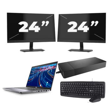 Dell Latitude 5420 -   i3-11e 8GB  - 256GB  + 2x 24 inch, Qwerty, Verzenden, Refurbished, 14 inch