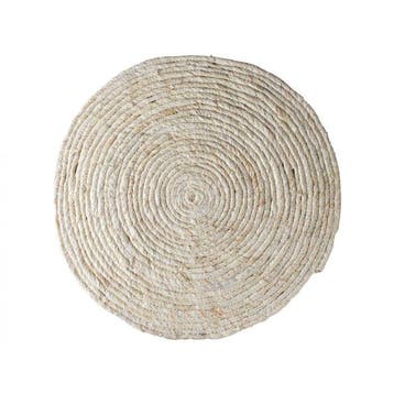 Wanddecoratie rotan cirkel naturel Jaydi., Verzenden, Nieuw