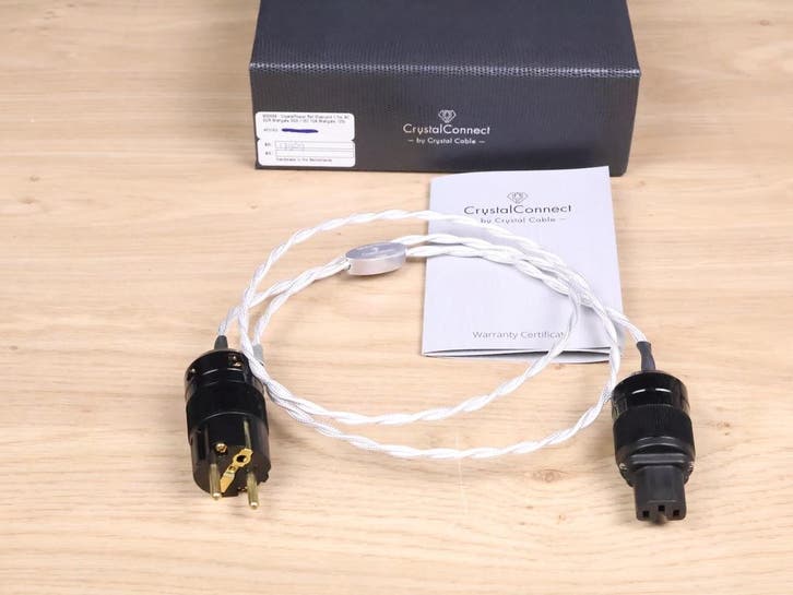 Crystal Cable Reference Diamond high end audio power cable 1, Audio, Tv en Foto, Audiokabels en Televisiekabels, Overige kabels