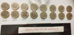 Monaco. 1 Euro 2018/2025 (16 coins) (Zonder minimumprijs)