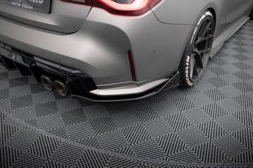 Rear Side Splitters V.5 (For rear valance v.1)  BMW M4 G82 /, Verzenden